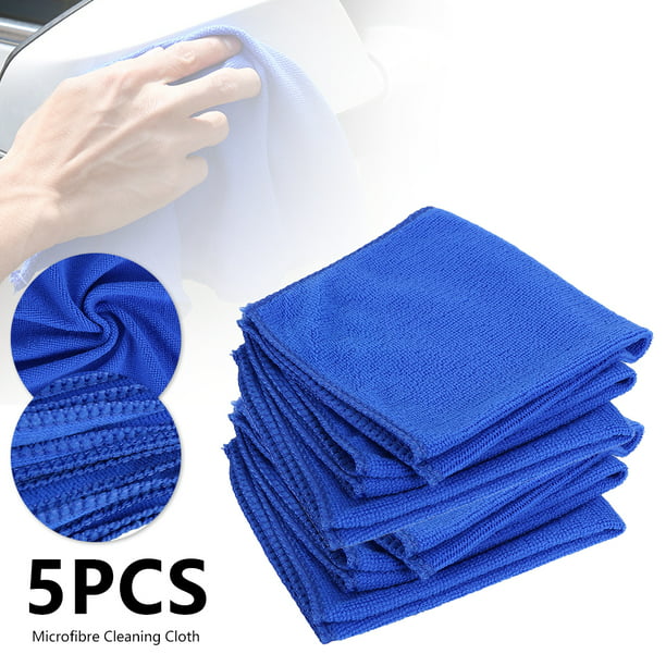 10 x Large Microfibre Cleaning Auto Car Detailing Soft Cloths Wash Towel Duster